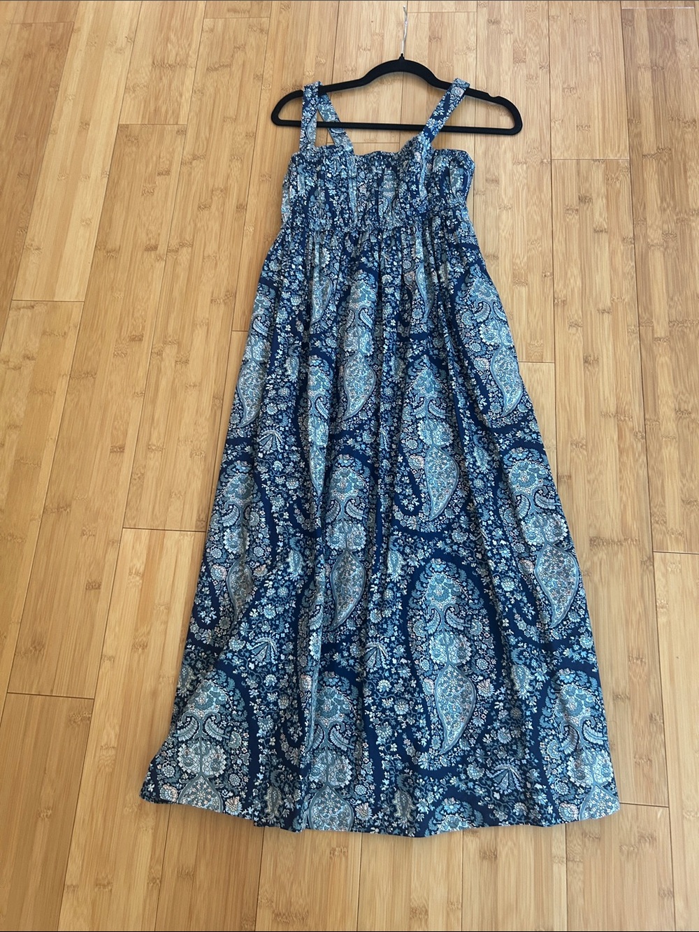 NWT J. Crew 100% Cotton Poplin Paisley Midi Maxi Dress MSRP $168